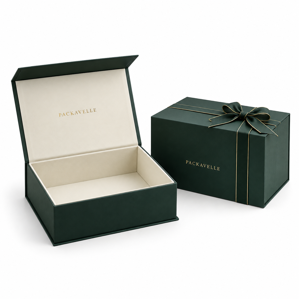 PACKAVELLE magnetic gift boxes branded packaging concept