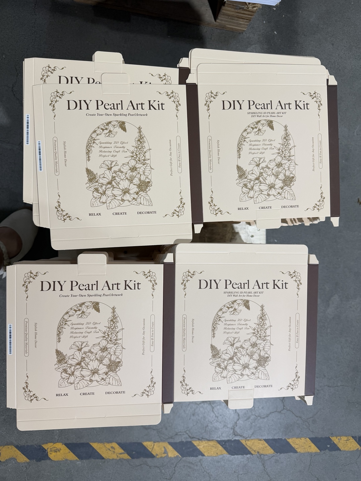 DIY Pearl Art Kit carton